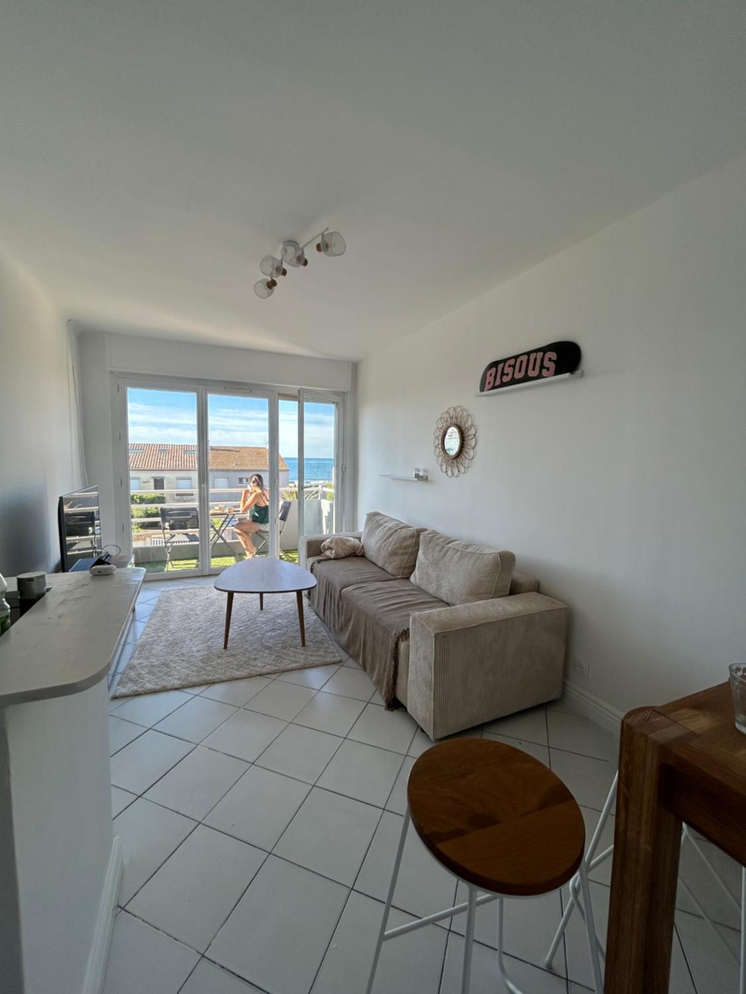 Appartement Traversant Vue Mer Et Etang Mauguio Exteriör bild